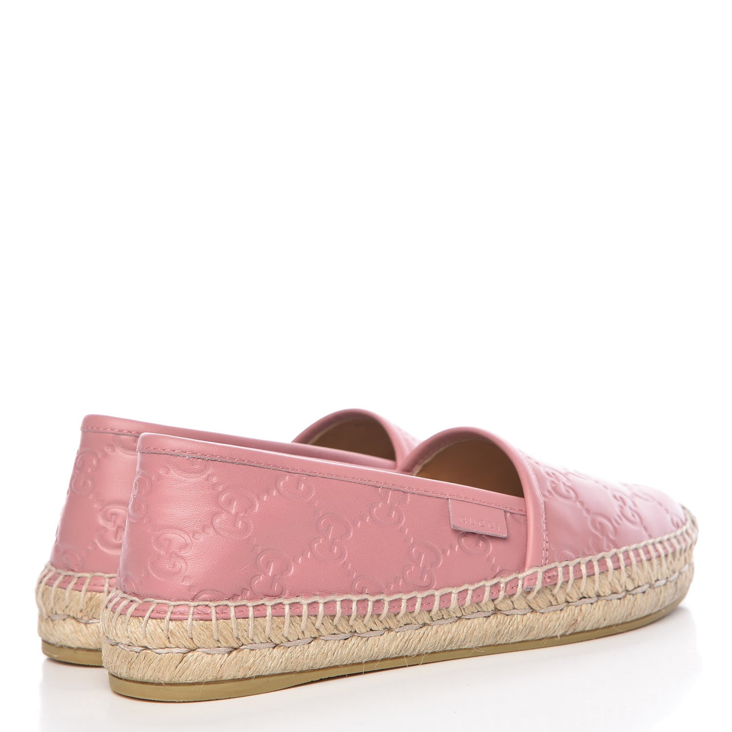 Gucci Guccissima Signature Espadrilles 35 Rose Baby Candy 4 of 8