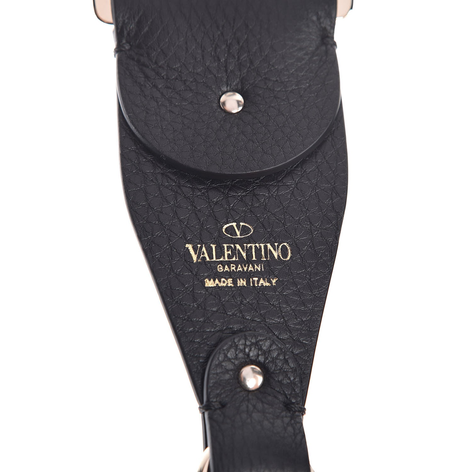 Valentino Garavani Canvas Embroidered Rockstud Guitar Strap Multicolor 3 of 3