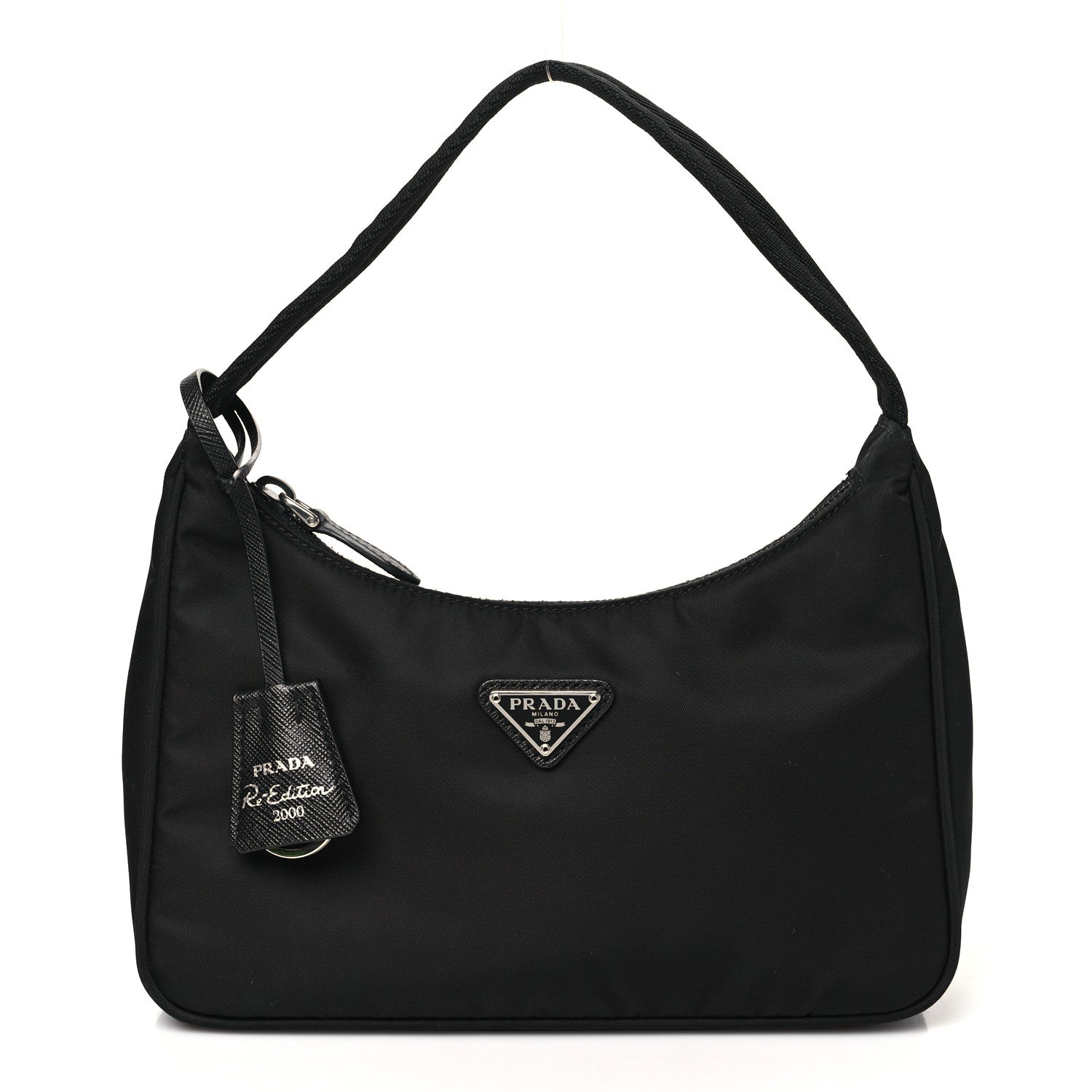 Prada Tessuto Nylon Mini Re-Edition 2000 Bag Black 1 of 9