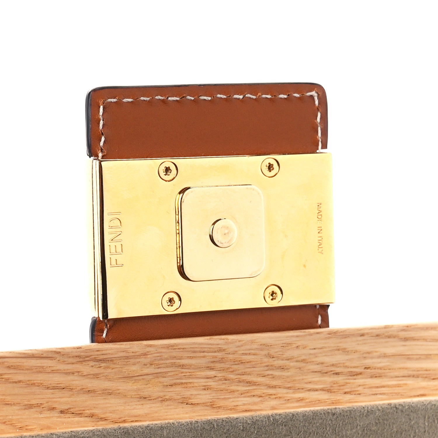 Fendi Wood Mini Baguette Trunk 7 of 10