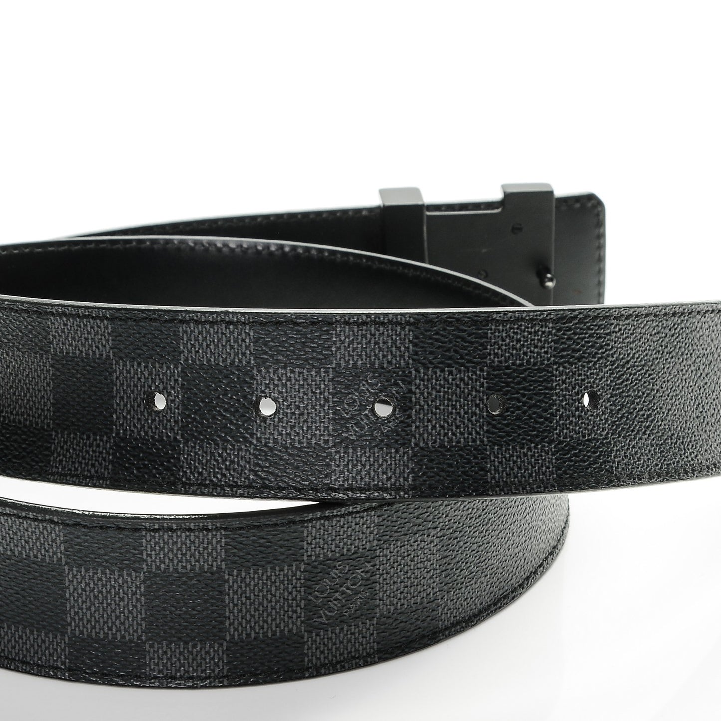 Damier Graphite LV Initiales Belt 90 36