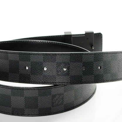Louis Vuitton Damier Graphite LV Initiales Belt 90 36 4 of 7