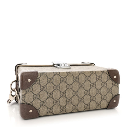 Gucci GG Supreme Monogram Globe-Trotter Beauty Case Brown 4 of 14