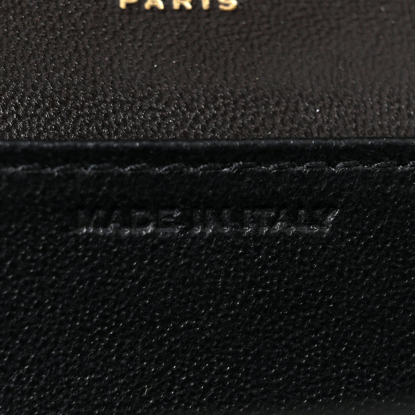 Calfskin Crocodile Embossed Monogram Uptown Chain Wallet Fondente