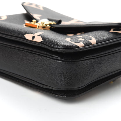 Louis Vuitton Empreinte Monogram Giant Pochette Metis Black Beige 7 of 10