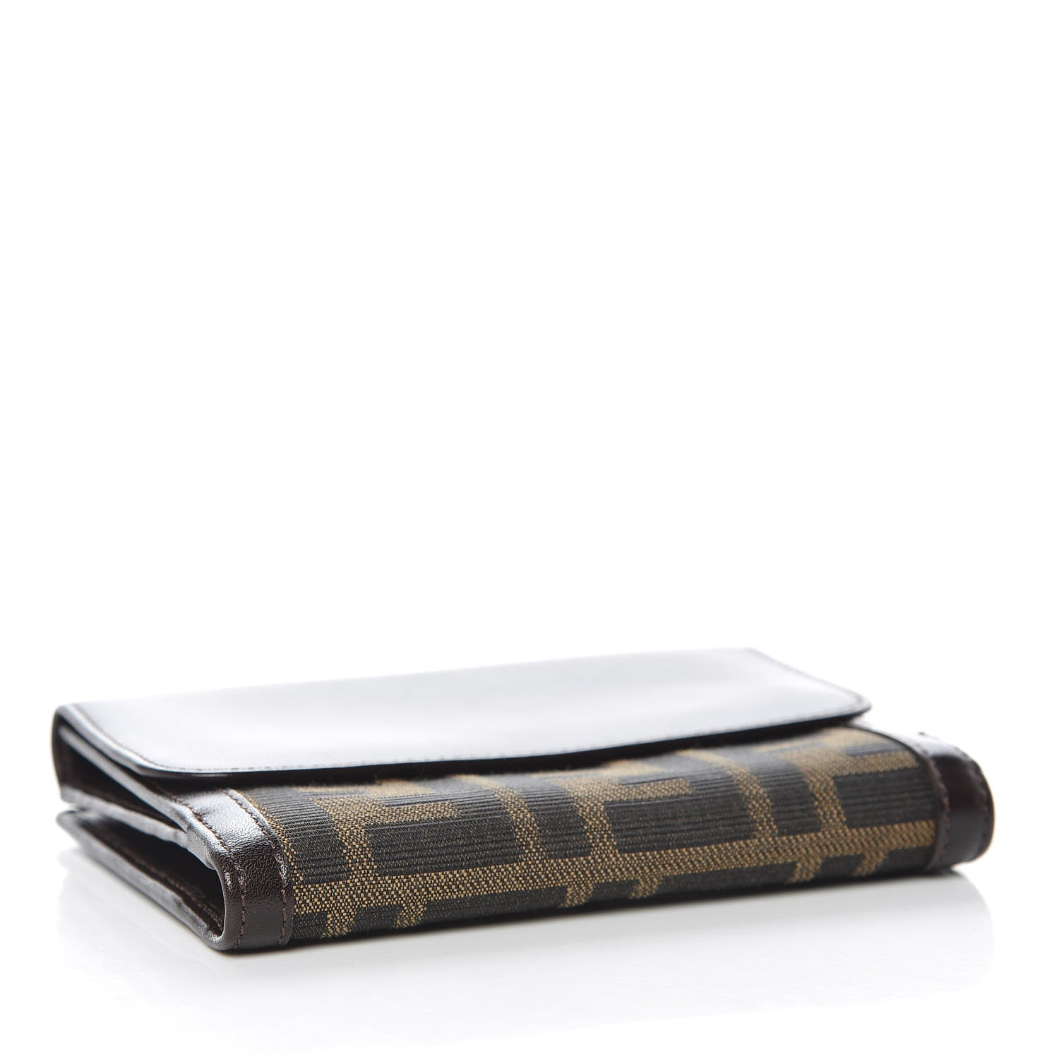 Fendi Zucca Compact Wallet Tobacco 4 of 8