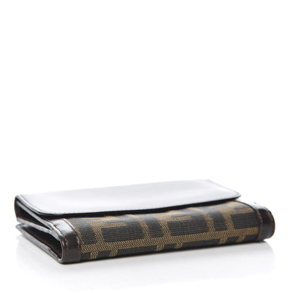 Fendi Zucca Compact Wallet Tobacco 4 of 8