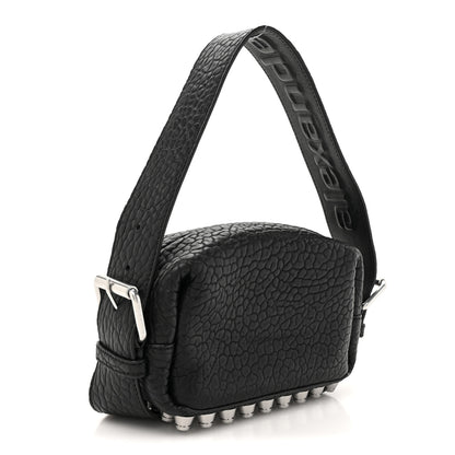 Alexander Wang Pebbled Lambskin Small Ricco Shoulder Bag Black 3 of 9