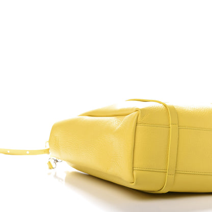 Balenciaga Calfskin XS Everyday Tote Yellow Black 7 of 14
