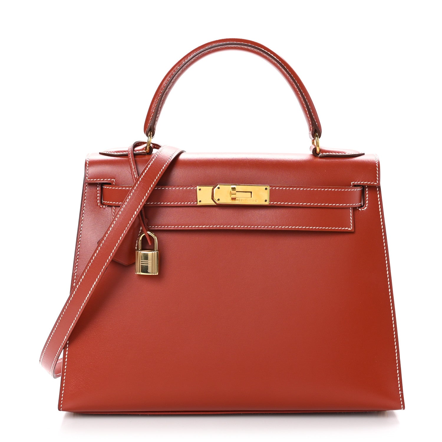 Hermes Box Kelly Sellier 28 Brique 1 of 25