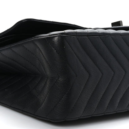 Chanel Sheepskin Chevron Quilted 2.55 Reissue 227 Flap So Black 8 of 9