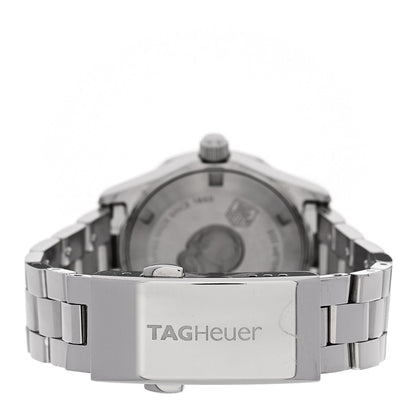 Tag Heuer Stainless Steel Diamond Blue Mother of Pearl 27mm Aquaracer Lady Quartz Watch WAF1419 3 of 4