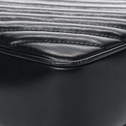 Saint Laurent Calfskin Matelasse Monogram Lou Camera Bag Black 8 of 9