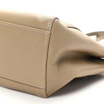 Fendi Nappa Mini Peekaboo Iconic Satchel Tortora 10 of 10