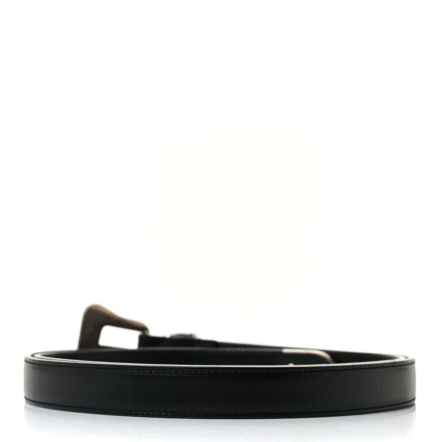 Calfskin Western Belt 100 Black