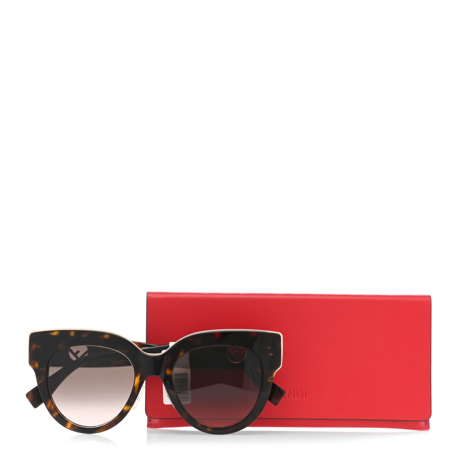 Fendi Acetate F is Fendi Cat Eye Sunglasses FF 0360/G/S Havana 7 of 7