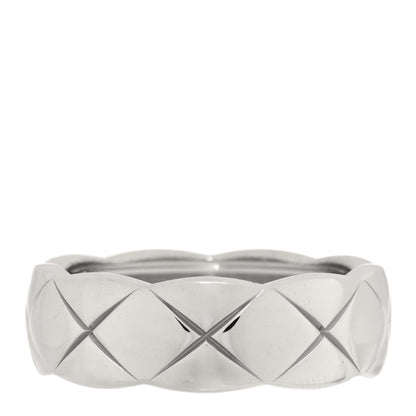Chanel 18K White Gold Small Coco Crush Ring 54 7 1 of 4