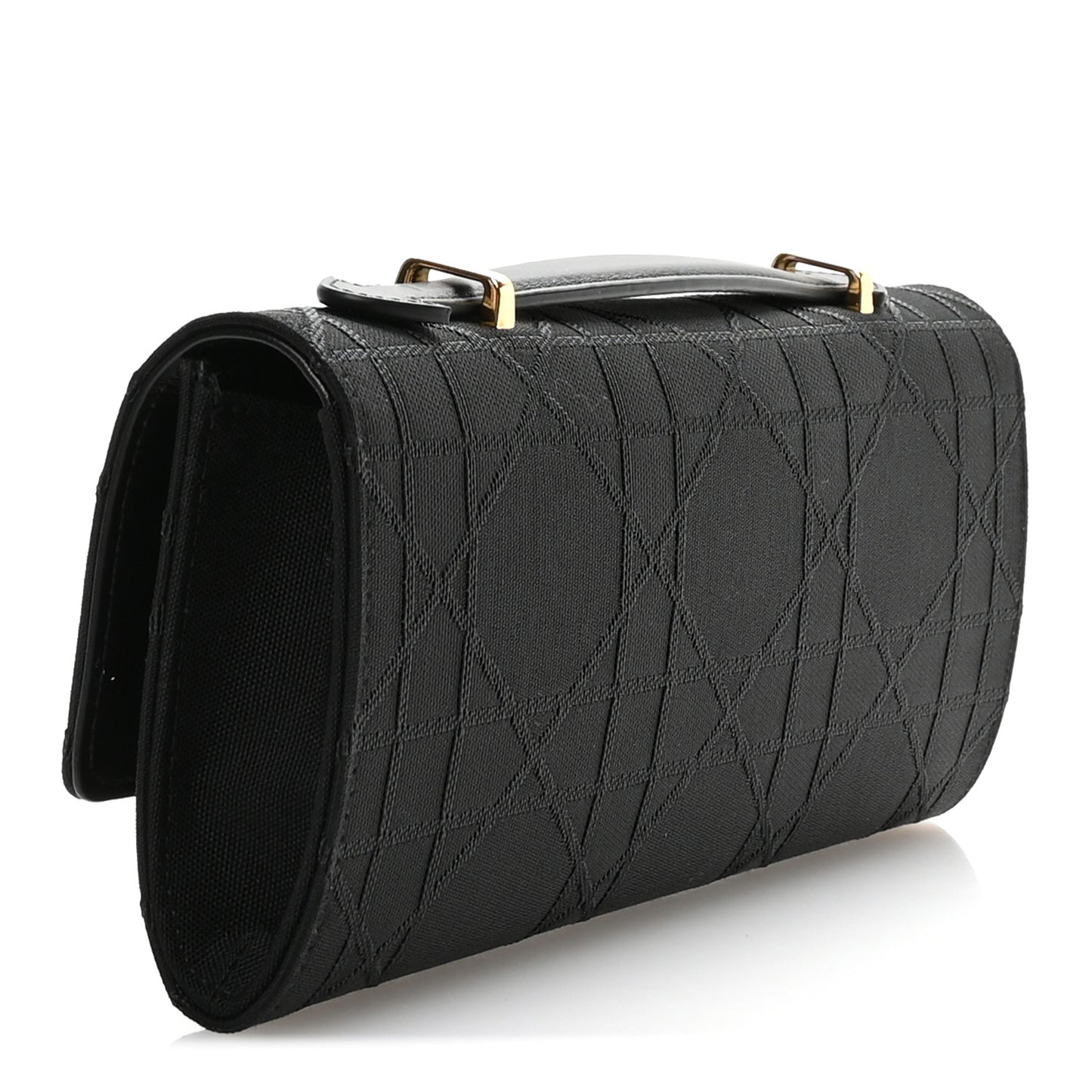 Technical Fabric Macrocannage Miss Caro Top Handle Pouch Black