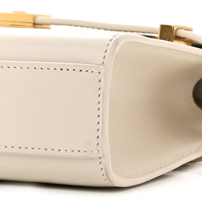 Saint Laurent Smooth Calfskin Manhattan Shoulder Bag Crema Soft 10 of 15
