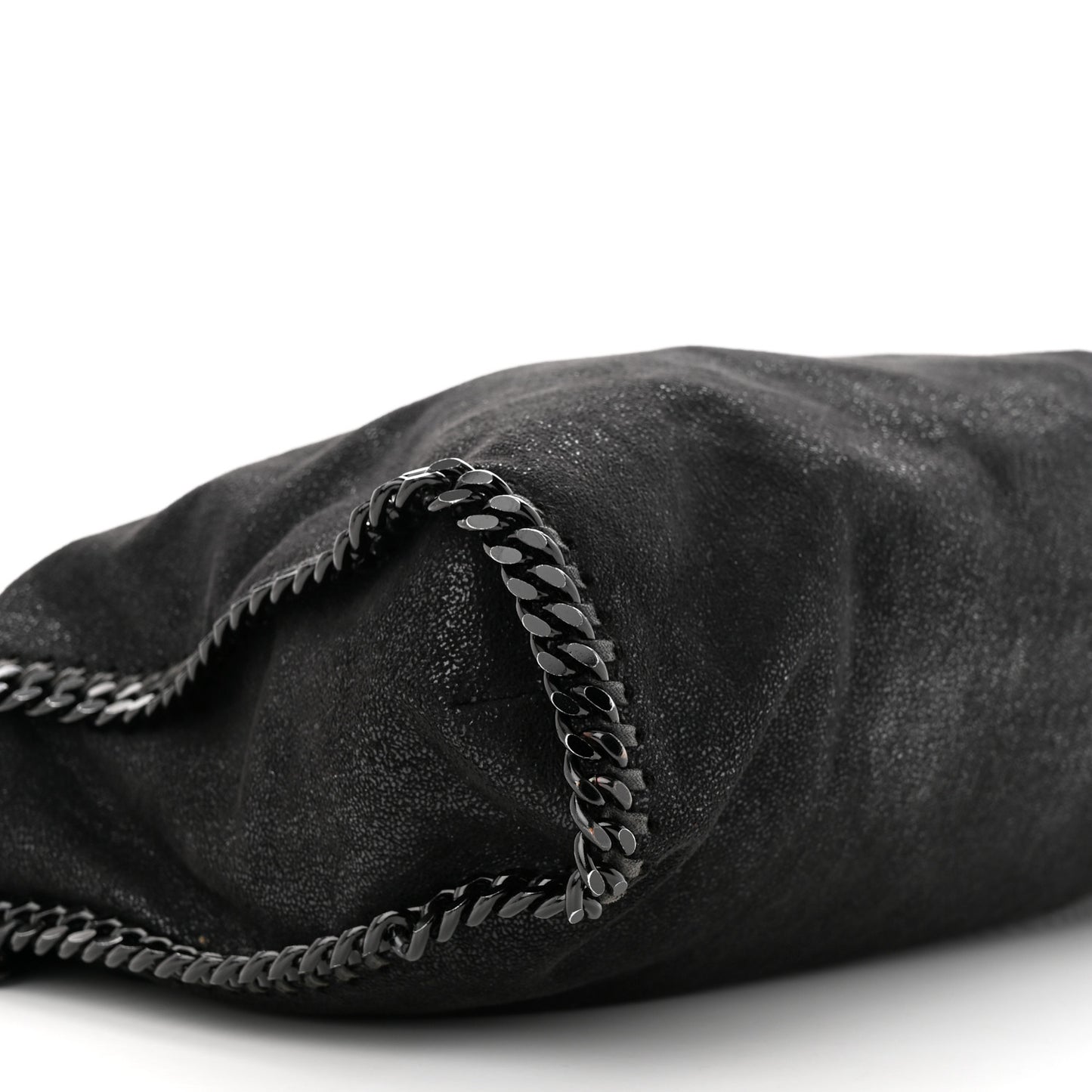 Shaggy Deer Falabella Fold Over Tote Black