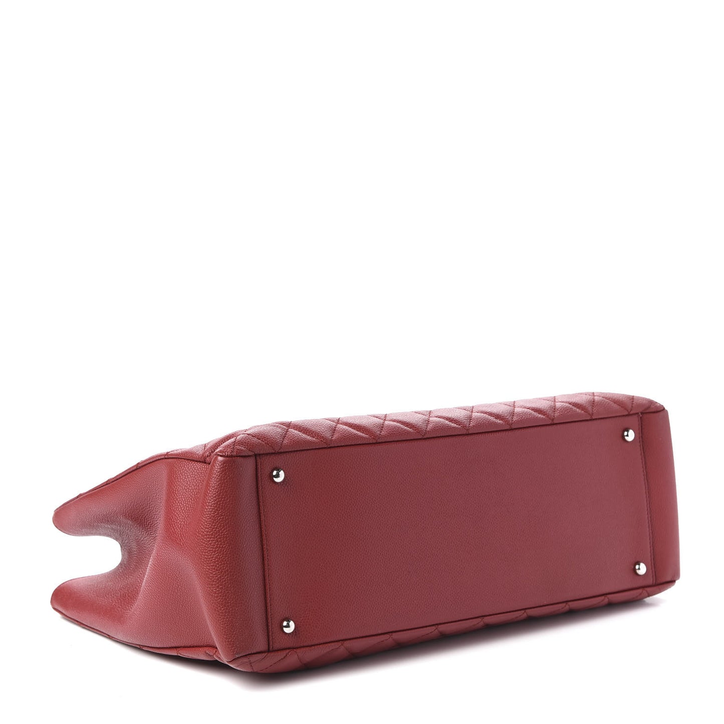 Caviar Quilted XL Grand Shopping Tote GST Red