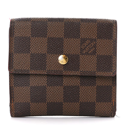 Louis Vuitton Damier Ebene Elise Wallet 1 of 14
