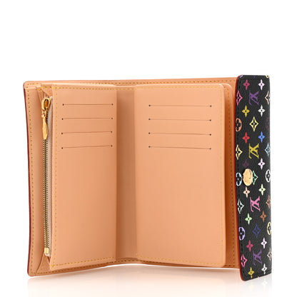 Louis Vuitton Monogram Multicolor Alexandra Wallet Black 5 of 9