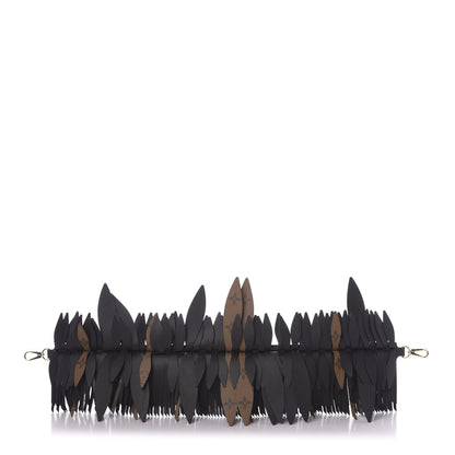 Louis Vuitton Reverse Monogram Fringes Bandouliere Shoulder Strap PM Black 1 of 5
