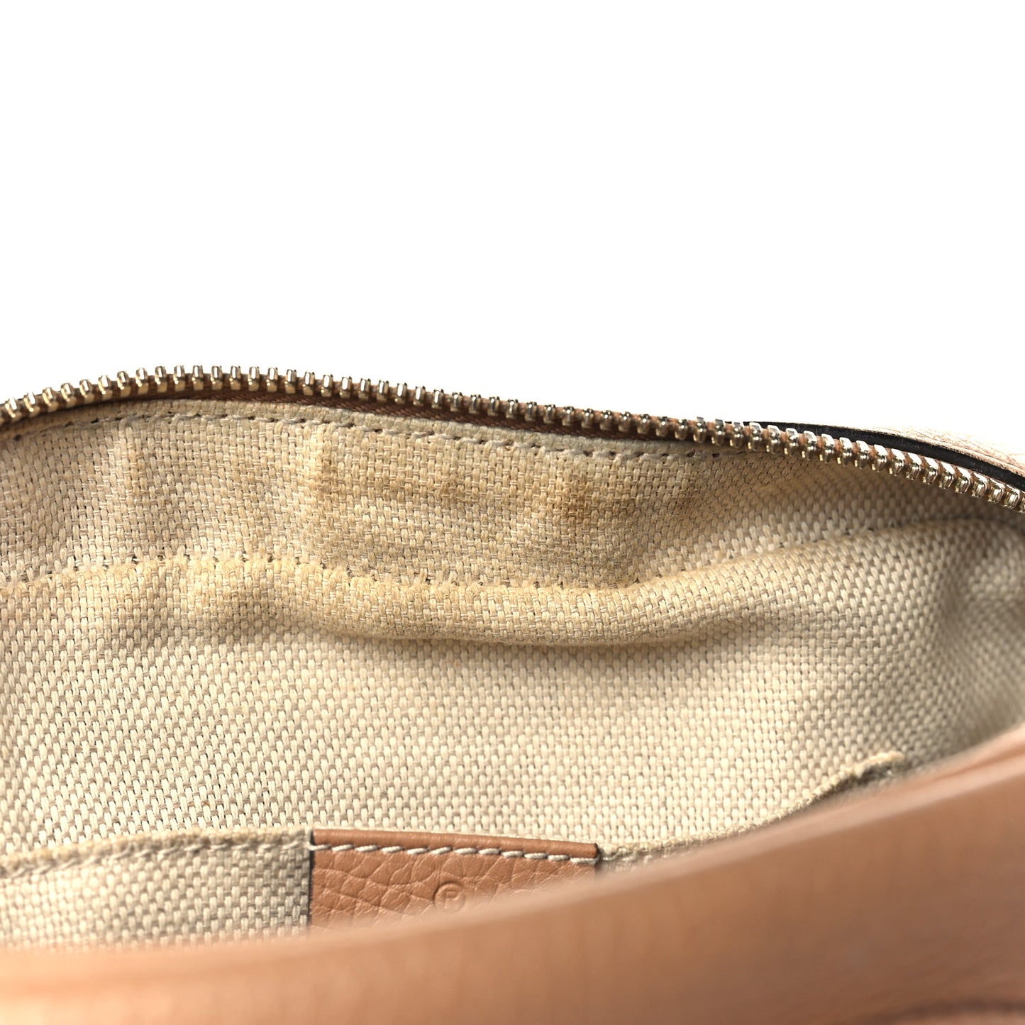 Pebbled Calfskin Small Soho Disco Bag Camelia