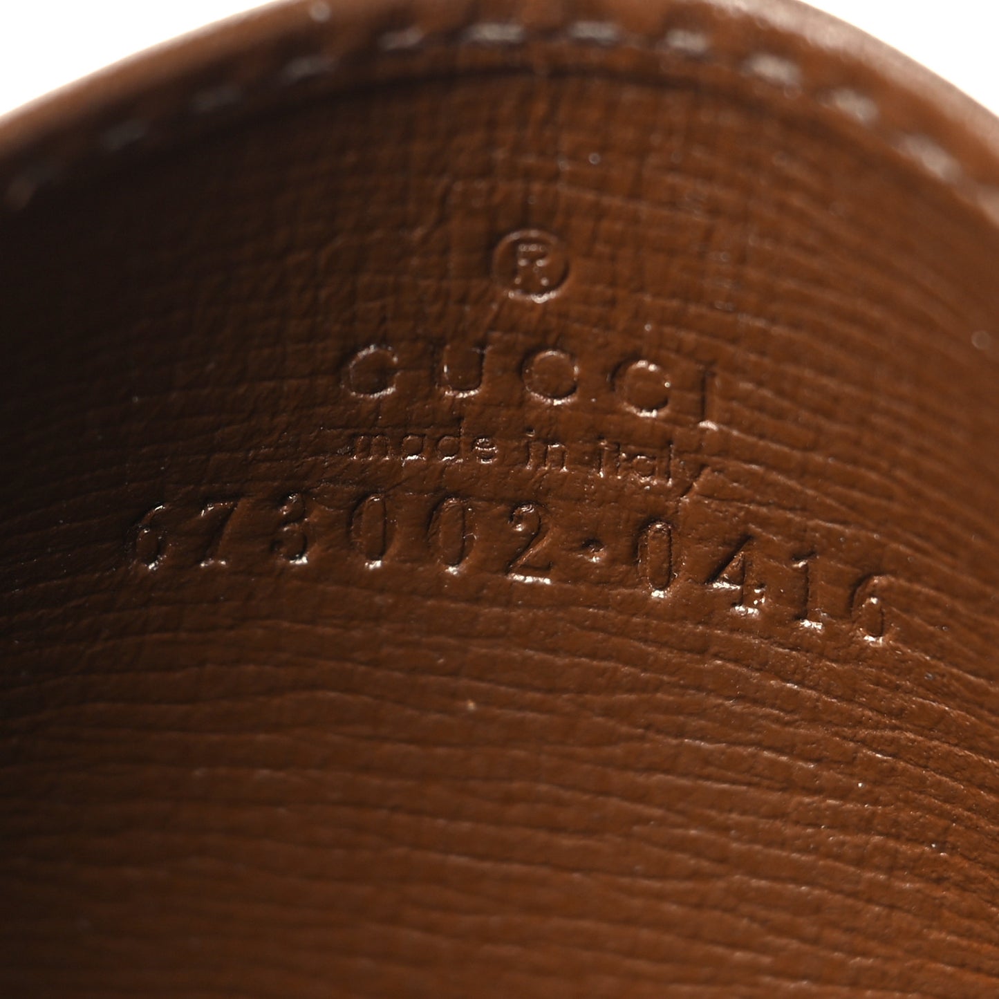 GG Supreme Monogram Azalea Calfskin Retro Interlocking G Card Holder Beige Ebony Brown Sugar