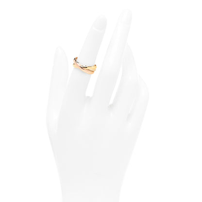Cartier 18K Pink Yellow White Gold Small Trinity Ring 52 6 2 of 4