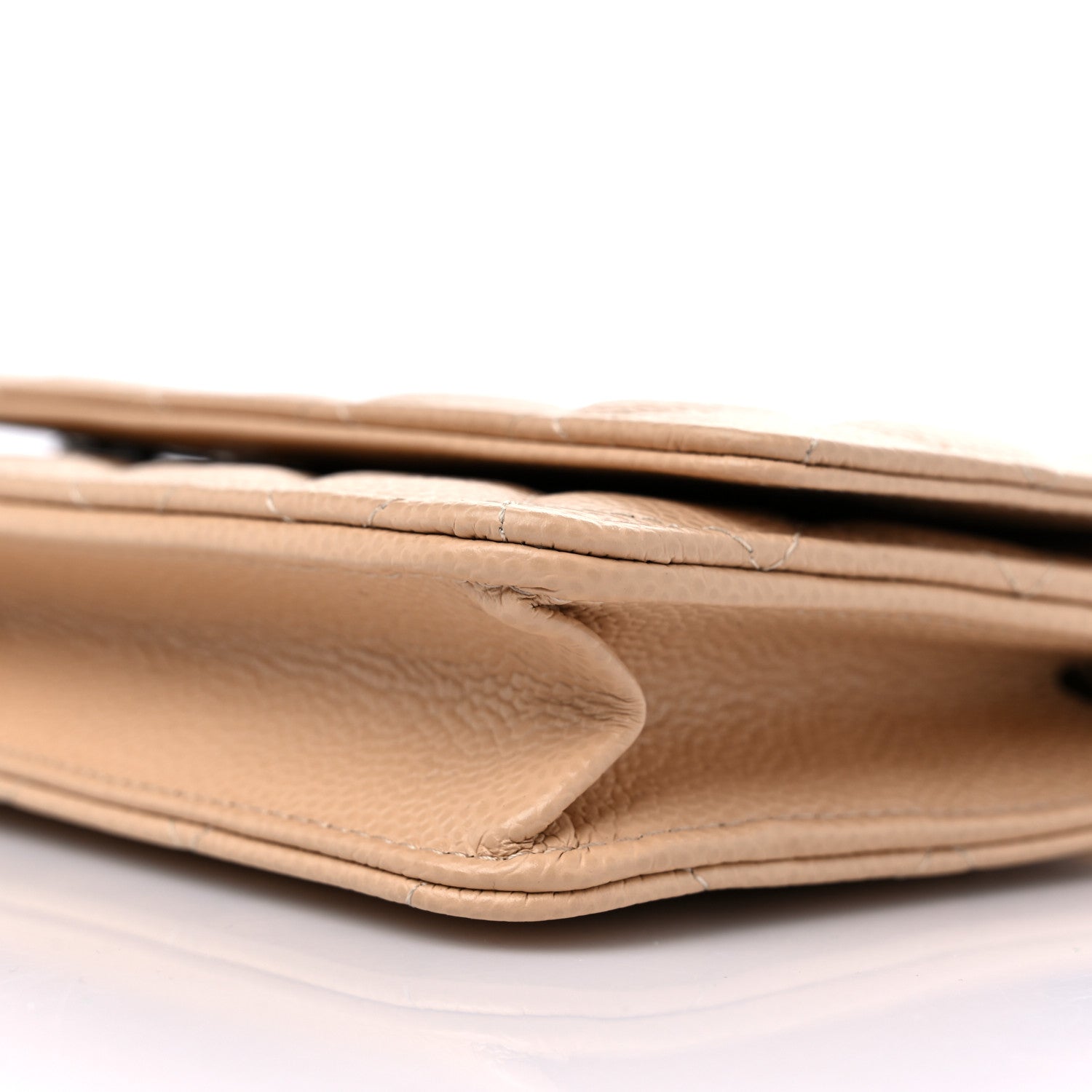 Chanel Caviar Quilted Wallet On Chain WOC Beige Clair 11 of 12