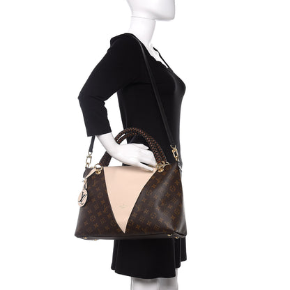 Louis Vuitton Monogram Braided V Tote MM Creme 2 of 9