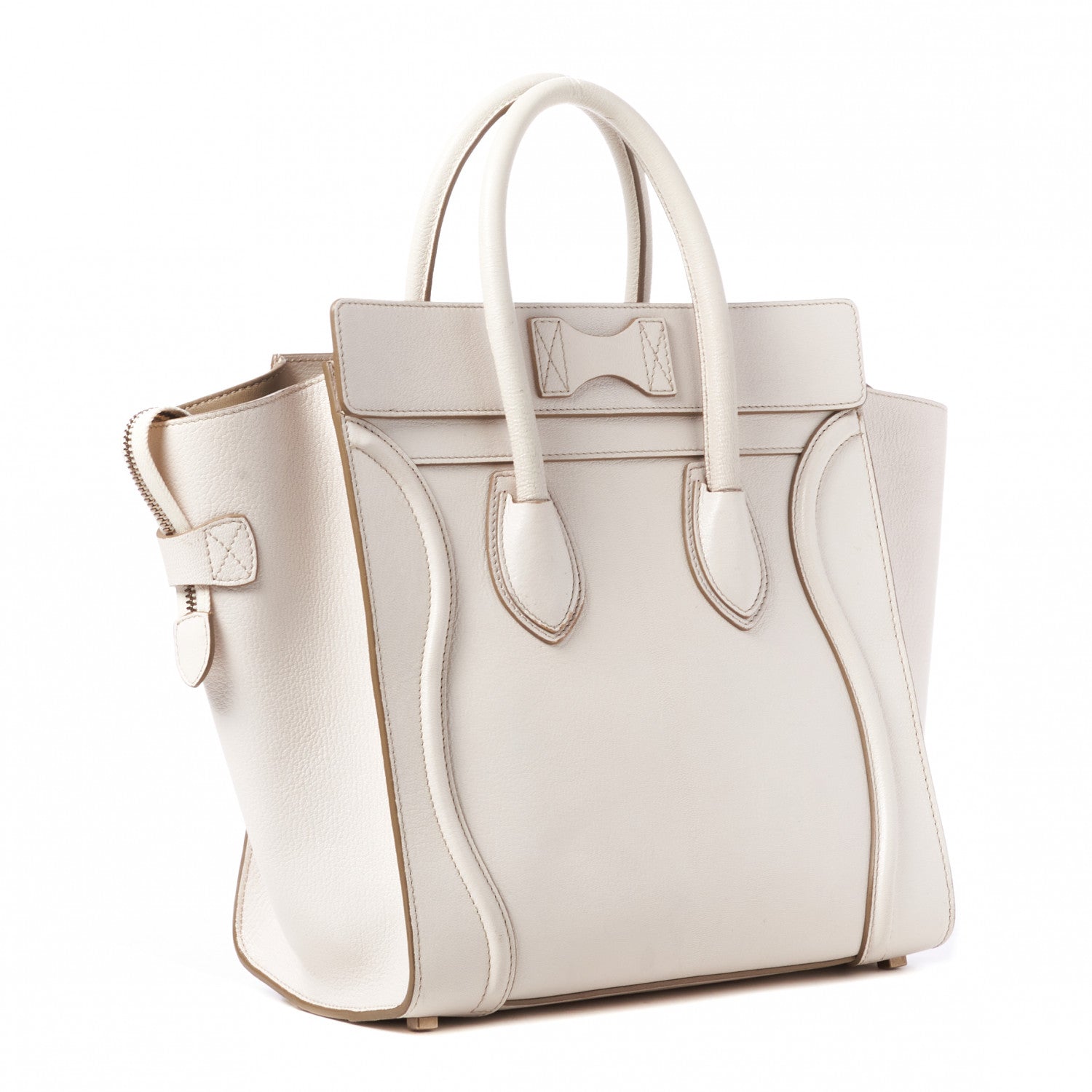 Celine Smooth Calfskin Mini Luggage Lune 2 of 10