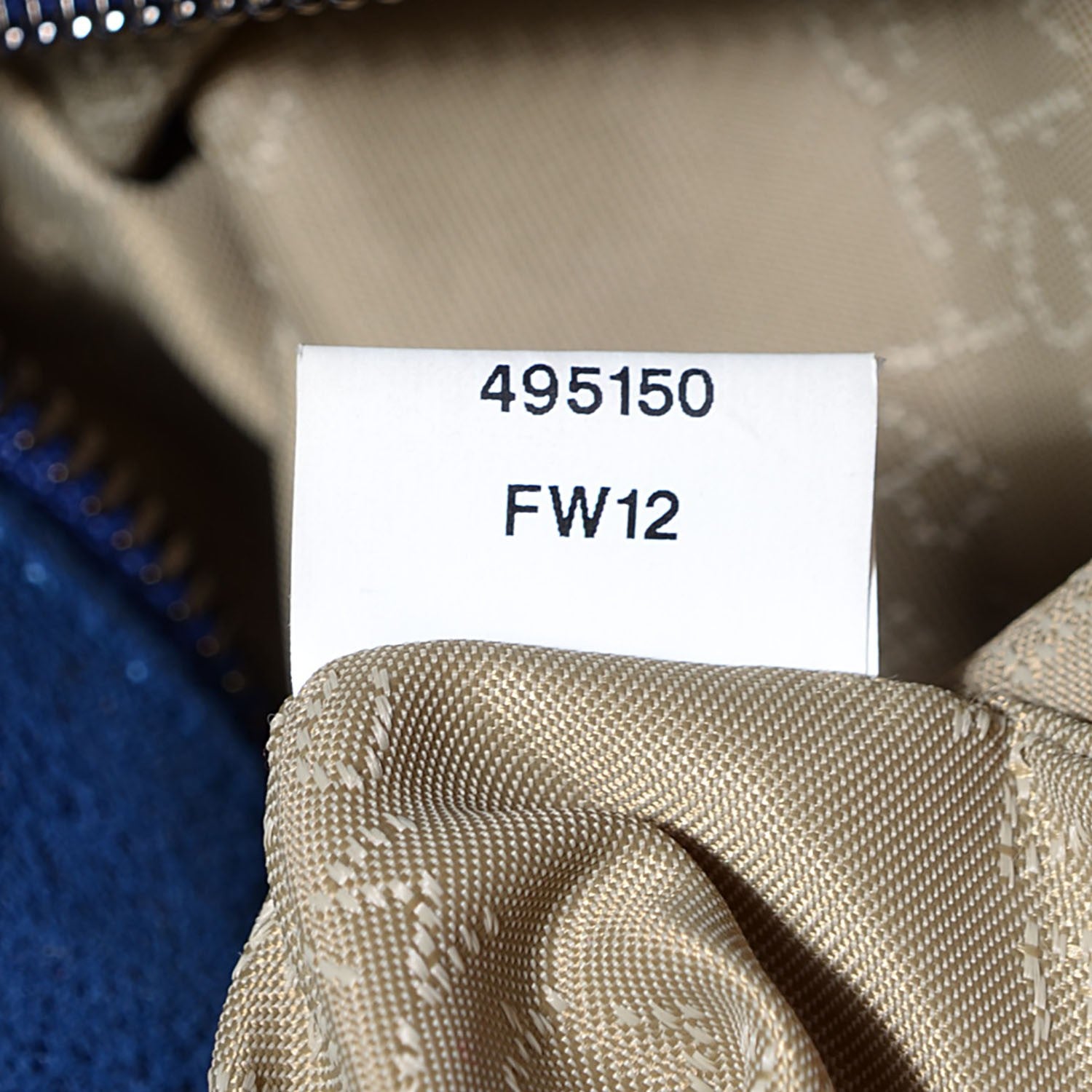 Stella McCartney Shaggy Deer Big Falabella Tote Beau Blue 8 of 10