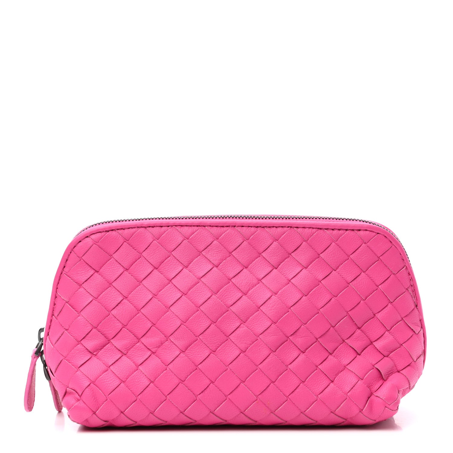 Bottega Veneta Nappa Intrecciato Cosmetic Pouch Rosa Shock 1 of 7