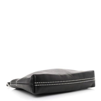 Chanel Lambskin Lax Pochette Black 4 of 10