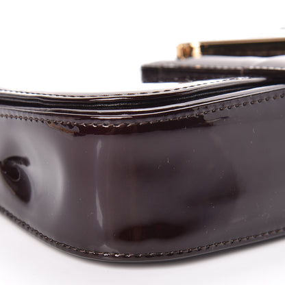 Louis Vuitton Patent Sobe Clutch Amarante 6 of 9