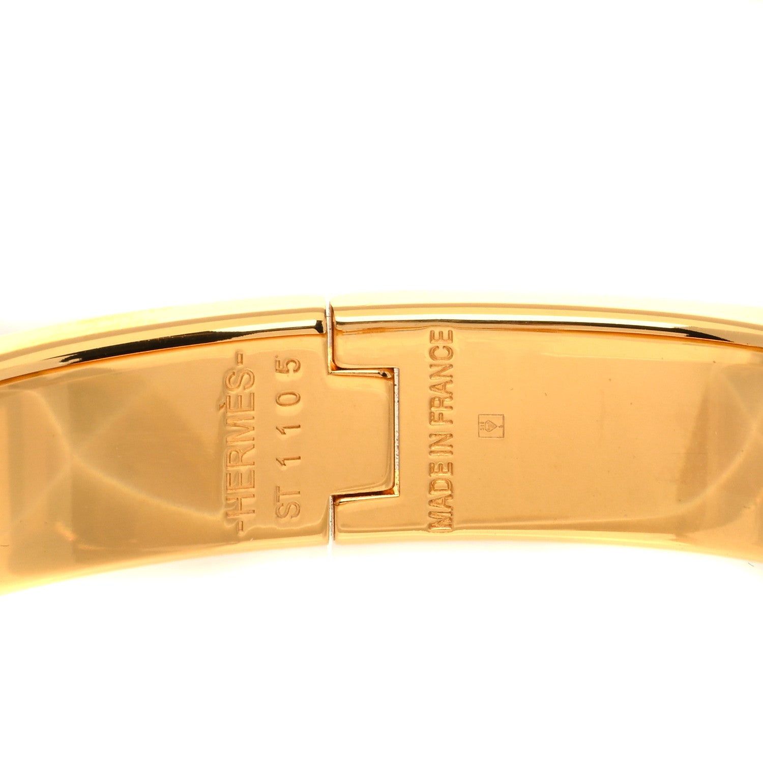 Hermes Enamel Narrow Clic Clac H Bracelet PM Black 5 of 6
