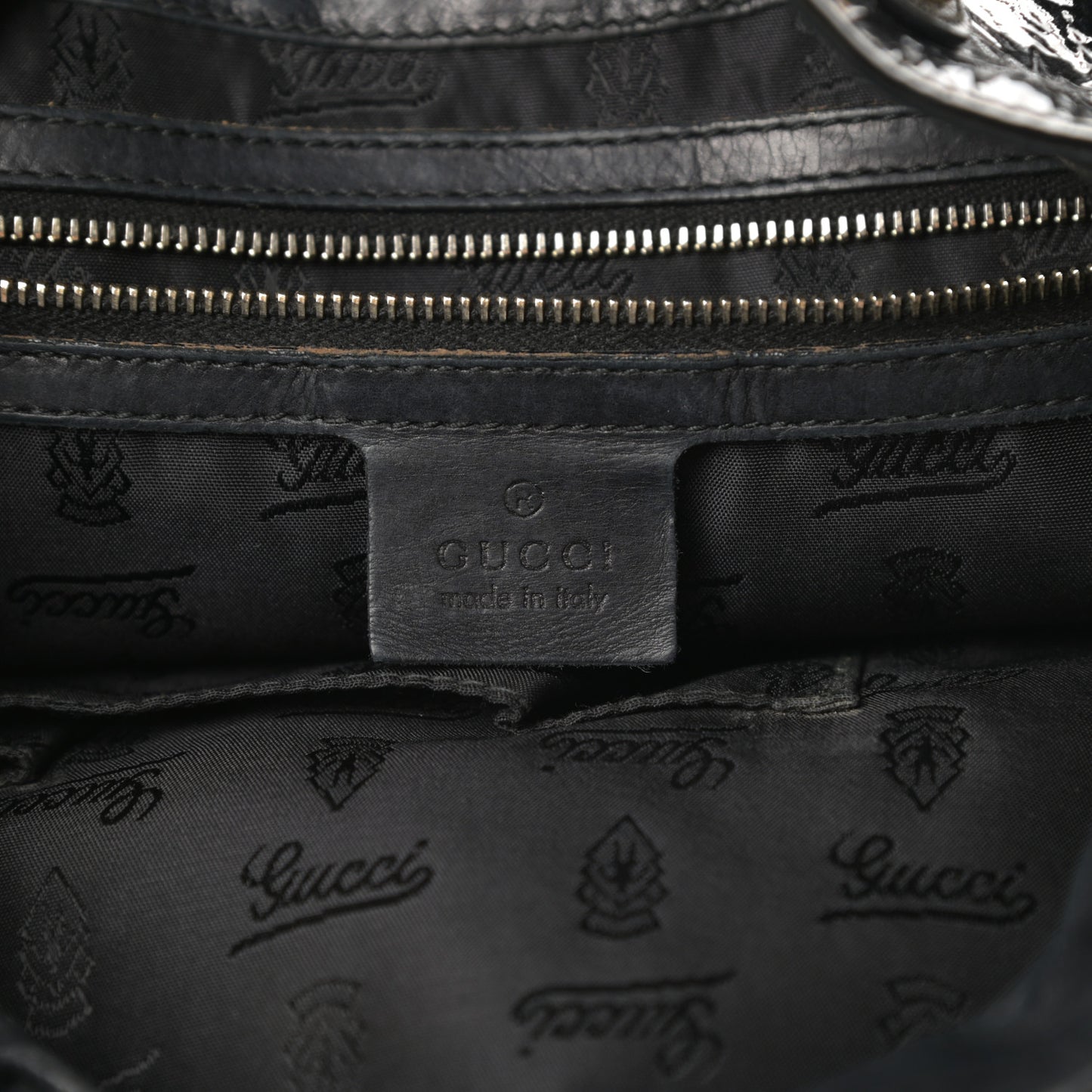 Patent Small Hysteria Tote Black