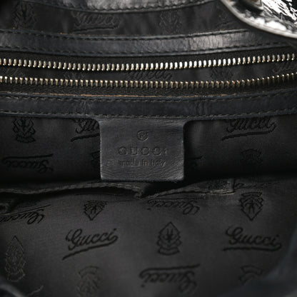 Gucci Patent Small Hysteria Tote Black 6 of 11