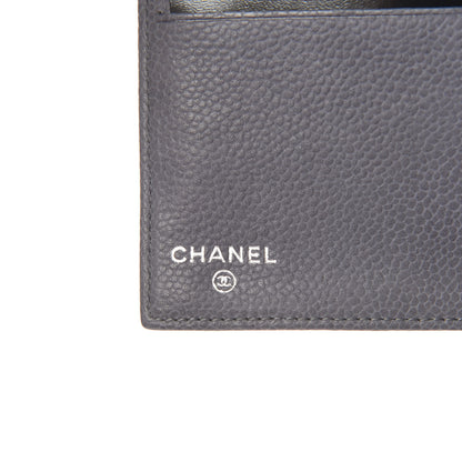 Chanel Caviar Timeless CC French Wallet Grey 6 of 13