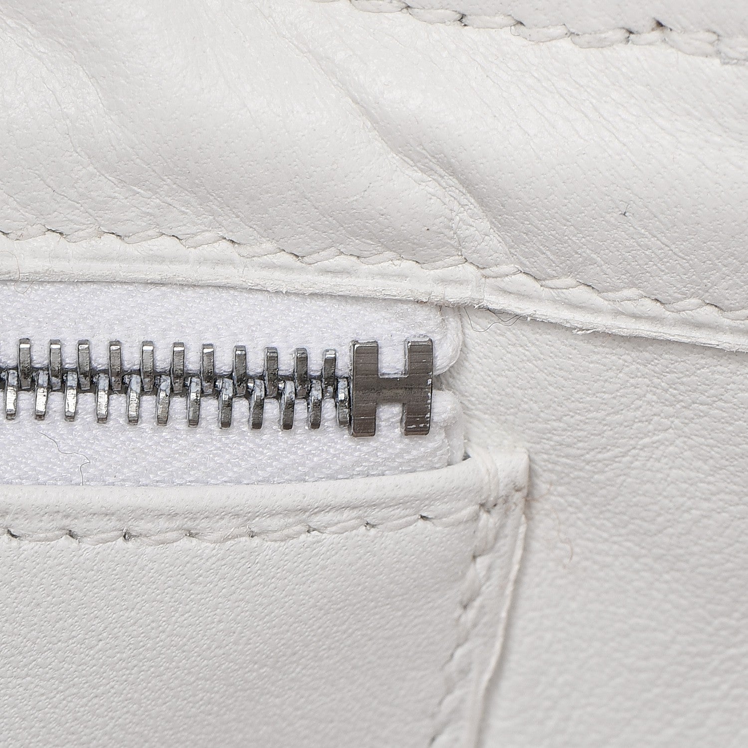 Hermes Taurillon Clemence Birkin 30 White 10 of 33