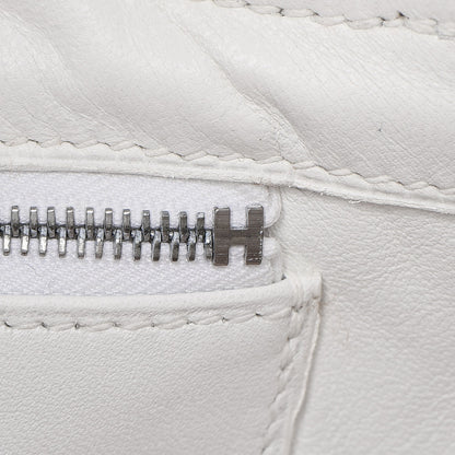 Hermes Taurillon Clemence Birkin 30 White 10 of 33
