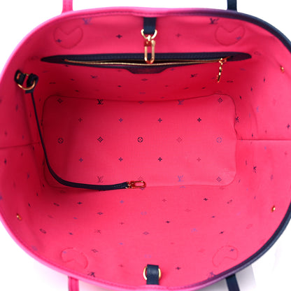 Louis Vuitton Monogram Giant Spring In The City Neverfull MM Midnight Fuchsia 5 of 8
