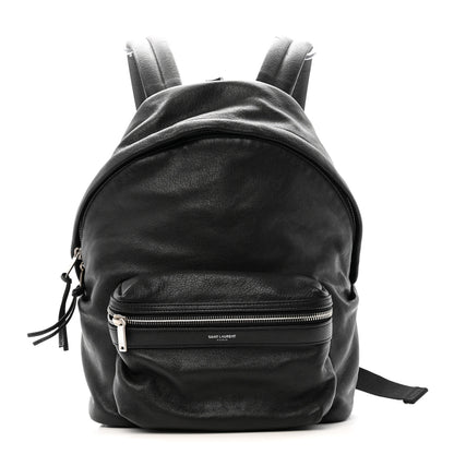 Saint Laurent Lambskin Mini City Backpack Black 1 of 9