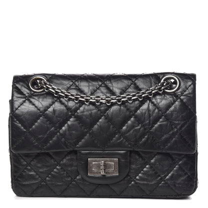 Chanel Aged Calfskin Quilted 2.55 Reissue 224 Flap Black 1 of 9