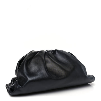 Bottega Veneta Smooth Butter Calf The Pouch Oversized Clutch Black 3 of 8
