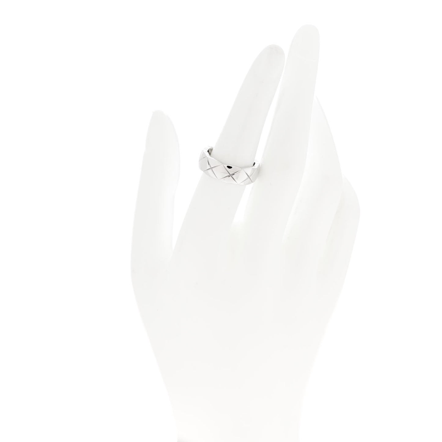 18K White Gold Small Coco Crush Ring 54 6.75