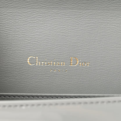 Christian Dior Patent Cannage Lady Dior Convertible Clutch Grey 7 of 11